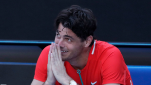 Taylor Fritz en el Open de Australia. Foto: Getty