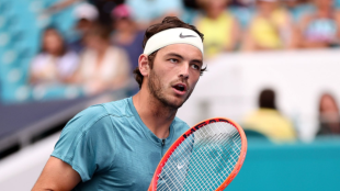 Taylor Fritz en el Miami Open 2023. Foto: Getty