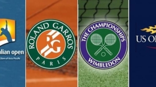 Los cuatro Grand Slams. ¿Quién llegó a la final de los cuatro en un mismo año?