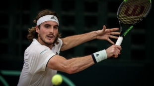 Stefanos Tsitsipas, Copa Davis 2021. Foto: gettyimages