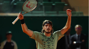 Tsitsipas y su idilio con Montecarlo. Foto: Getty