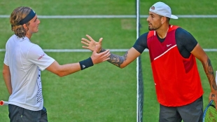 Tsitsipas: "Estoy muy emocionado de enfrentarme a Kyrgios". Foto: Getty