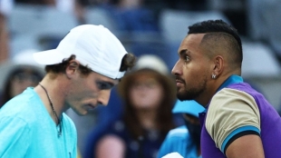 Humbert y Kyrgios en Australia. Foto: Getty