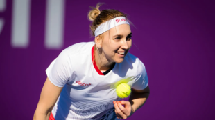 Elena Vesnina volvió al circuito en Doha. Fuente: WTA