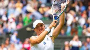 Iga Swiatek en Wimbledon 2023. Foto: getty
