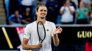 Alexander Zverev, desgaste físico respecto a Alcaraz en Open de Australia 2024. Foto: gettyimages