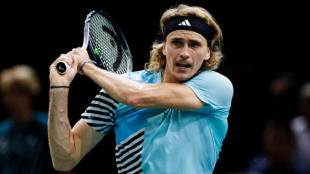 Alexander Zverev en el ATP Rolex Paris Masters 2023. Foto: getty