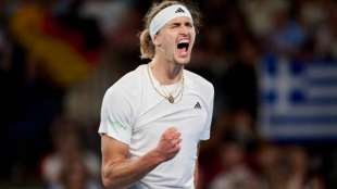 Alexander Zverev, en la United Cup 2024.