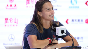 Aryna Sabalenka en el WTA de Pekín. Foto: getty