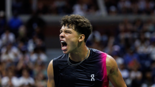 Ben Shelton en el pasado US Open 2023. Foto: Getty