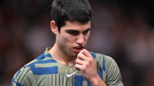 Carlos Alcaraz, rendimiento pistas indoor. Foto: gettyimages