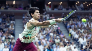 Carlos Alcaraz, detalles del ATP Pekín 2023. Foto: gettyimages