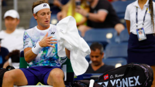 Casper Ruud, eliminado en el US Open. Fuente: Getty