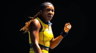 Coco Gauff, en su partido ante Marta Kostyuk