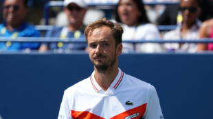 Daniil Medvedev habla en el Media Day del ATP Cincinnati 2023. Foto: Getty