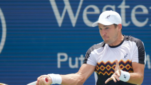 Dusan Lajovic en el ATP Cincinnati 2023. Foto: Getty