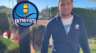 Bernabé Zapata en el Club de Tenis Valencia. Fuente: Punto de Break