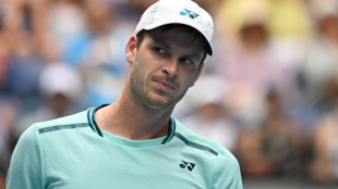 Hubert Hurkacz en el Open de Australia 2024. Foto: getty