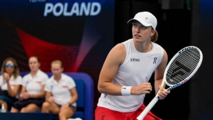 Iga Swiatek gana García en United Cup 2024. Foto: gettyimages