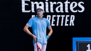 Jenson Brooksby en el Open de Australia 2023. Foto: Getty