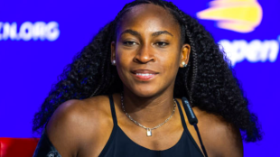 Coco Gauff en el Media Day del US Open. Fuente: Getty