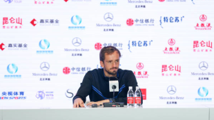 Daniil Medvedev en rueda de prensa. Imagen: Getty