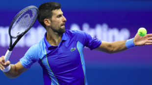 Novak Djokovic, rumbo a cuartos de final. Fuente: Getty