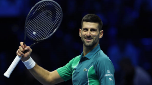Novak Djokovic en las ATP Finals 2023. Foto: getty