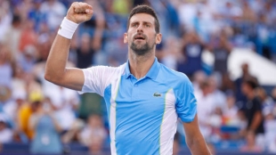 Novak Djokovic, campeón en ATP Cincinnati 2023. Foto: gettyimages
