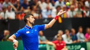 Novak Djokovic, protagonista Finales Copa Davis 2023. Foto: gettyimages
