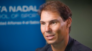 Rafa Nadal en una entrevista reciente. Fuente: AS