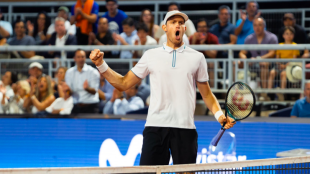 Nico Jarry debutó con victoria en el ATP De Santiago 2024. Fuente: Chile Open