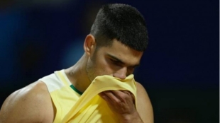 Para correr, antes hay que dar el primer paso, Carlos Alcaraz. Foto: Getty