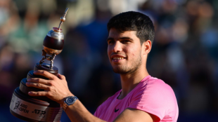 Carlos Alcaraz, campeón en Buenos Aires en 2023. Foto: Getty