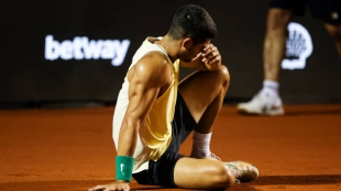 Carlos Alcaraz pierde terreno al número 1. Foto: gettyimages