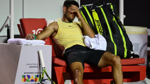 Carlos Alcaraz en el Rio Open 2024. Foto: getty