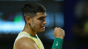 Carlos Alcaraz en el ATP Buenos Aires 2024. Foto: Getty