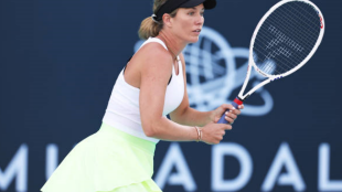 Danielle Collins en el WTA de Abu Dhabi 2024. Foto: getty