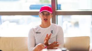 Iga Swiatek en el WTA de Dubái 2024. Foto: getty