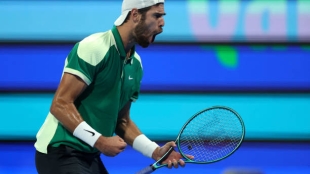Karen Khachanov, campeón en ATP Doha 2024. Foto: gettyimages