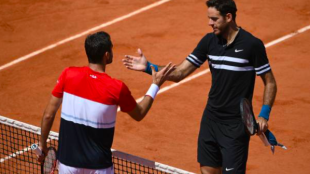 Marin Cilic y Juan Martín Del Potro. Fuente: Getty