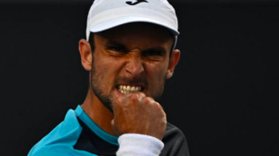 Aleksandar Vukic espera por Djokovic en Indian Wells. Fuente: Getty