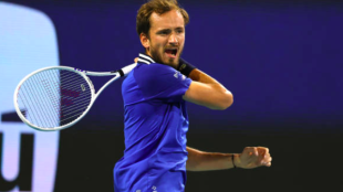 Daniil Medvedev, imparable en Miami. Fuente: Getty