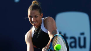 Karolina Pliskova en el Miami Open 2024. Fuente: Getty