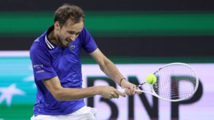 Medvedev antes de jugar la final contra Alcaraz: "Intentaré meterme en su cabeza". Foto: Gettyimages
