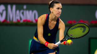Nuria Párrizas sigue avanzando en Indian Wells. Fuente: Getty