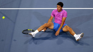 La dura confesión de Alcaraz ante el nivel de Dimitrov: "Me ha hecho sentir como si tuviera 13 años". Foto: Getty