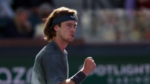 Andrey Rublev habla sobre el tenis actual. Foto: Getty