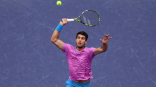 Carlos Alcaraz en Indian Wells 2024. Foto: Getty