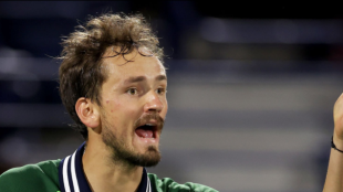 Daniil Medvedev en el ATP Dubái 2024. Foto: Getty